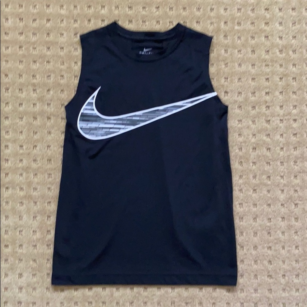 Black Nike Dri-FIT Boys Tank Top